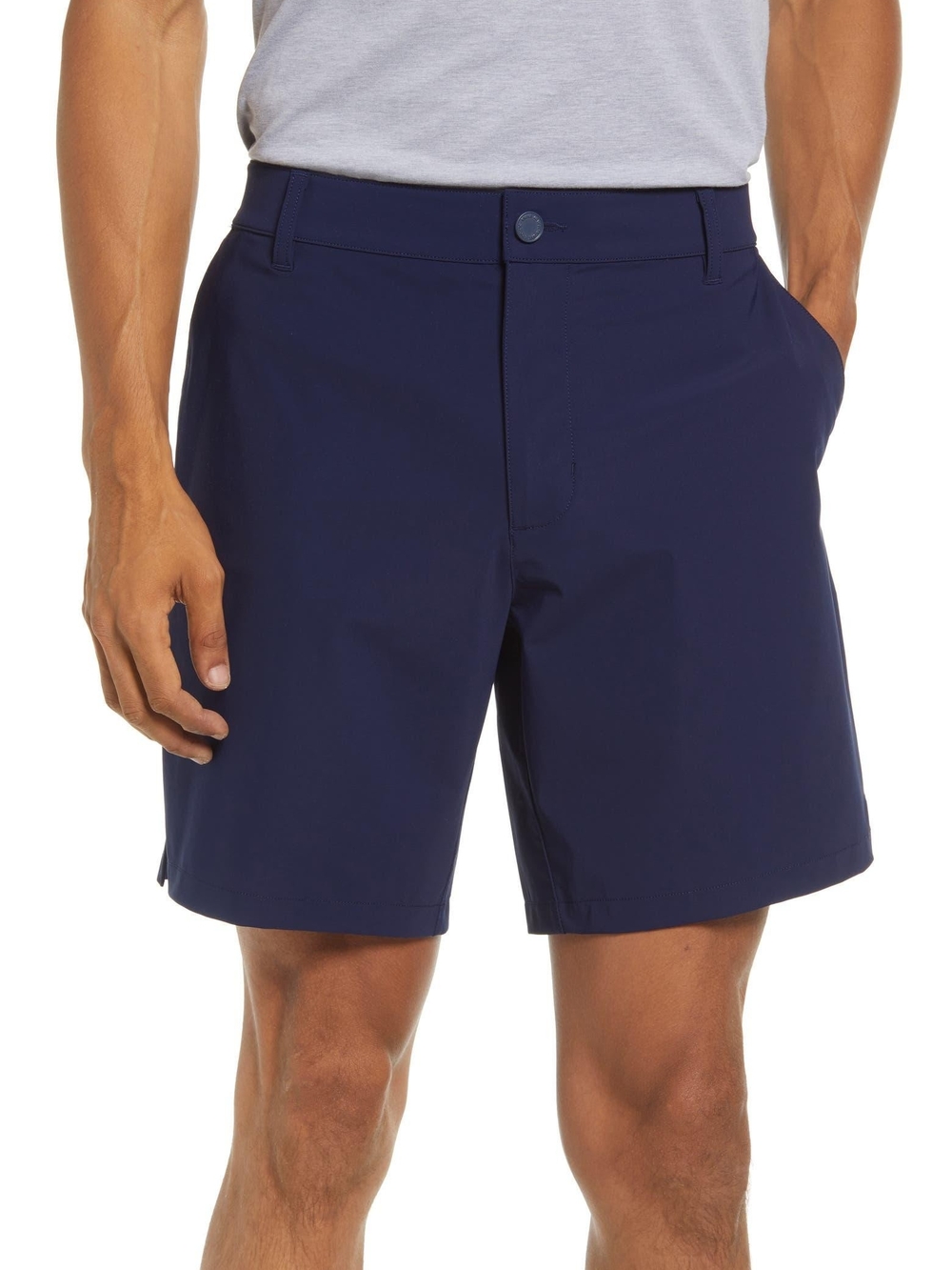 Rhone Shorts Resort Men 33 x 8” Navy Commuter Travel Golf Quick Dry UPF50 Hybrid